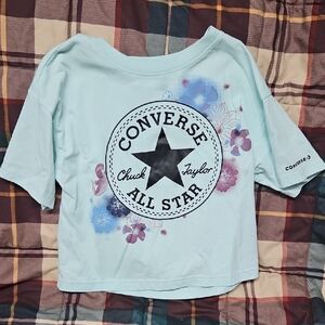Converse Kids' Light Blue Graphic T-Shirt